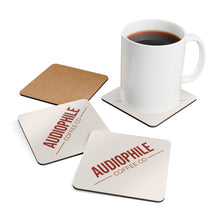 Audiophile Coffee Co. Cork Coaster Set  (4-Pack)