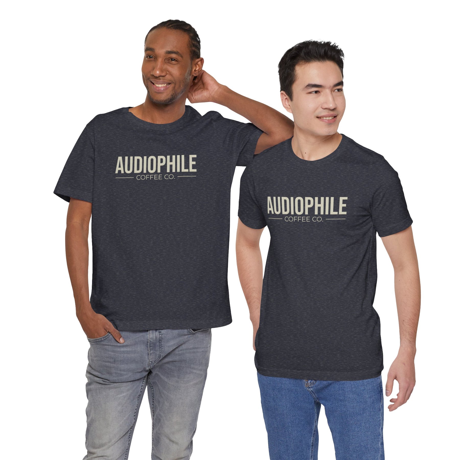 Audiophile Coffee Co. T-Shirt Variant (Navy/Beige)