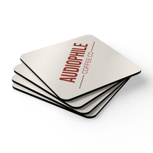 Audiophile Coffee Co. Cork Coaster Set  (4-Pack)