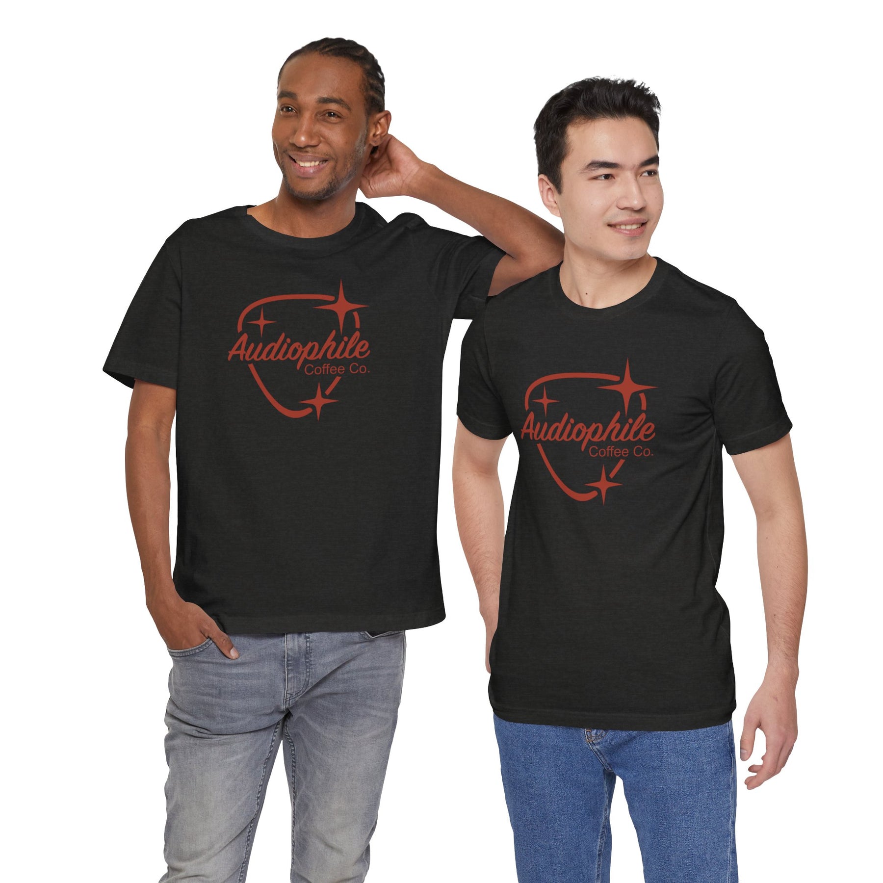 Audiophile Coffee Co. T-Shirt — Retro Music & Coffee Lover