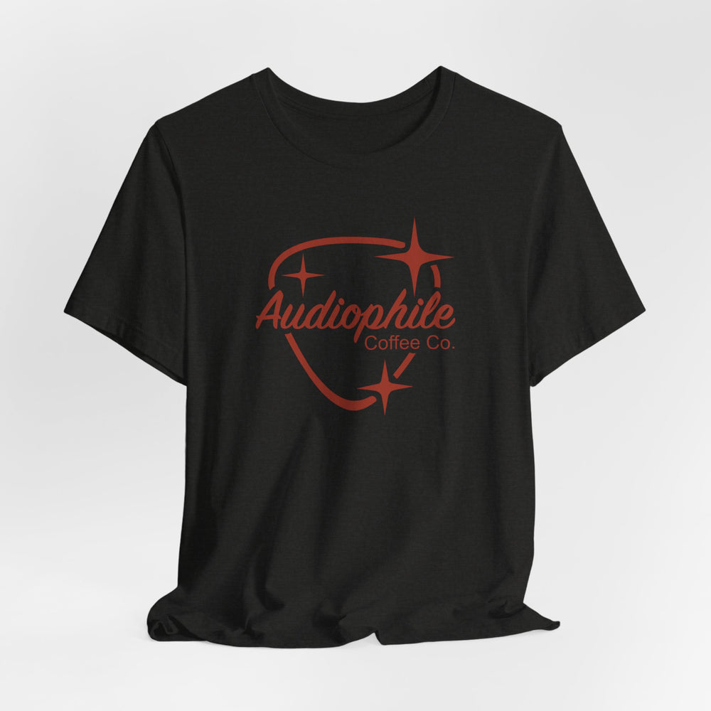 Audiophile Coffee Co. T-Shirt — Retro Music & Coffee Lover