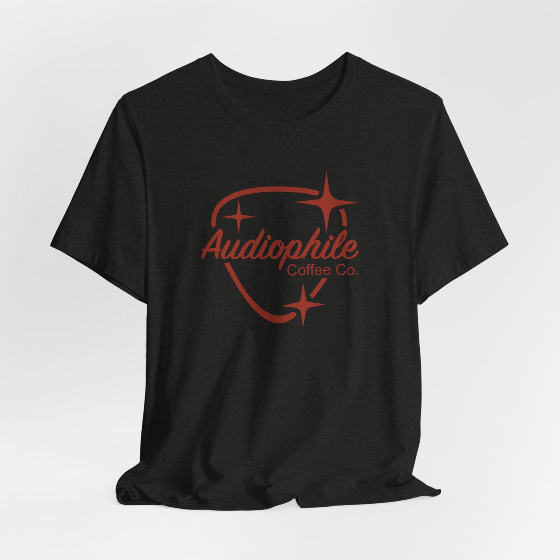 Audiophile Coffee Co. T-Shirt — Retro Music & Coffee Lover