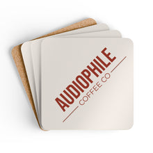 Audiophile Coffee Co. Cork Coaster Set  (4-Pack)
