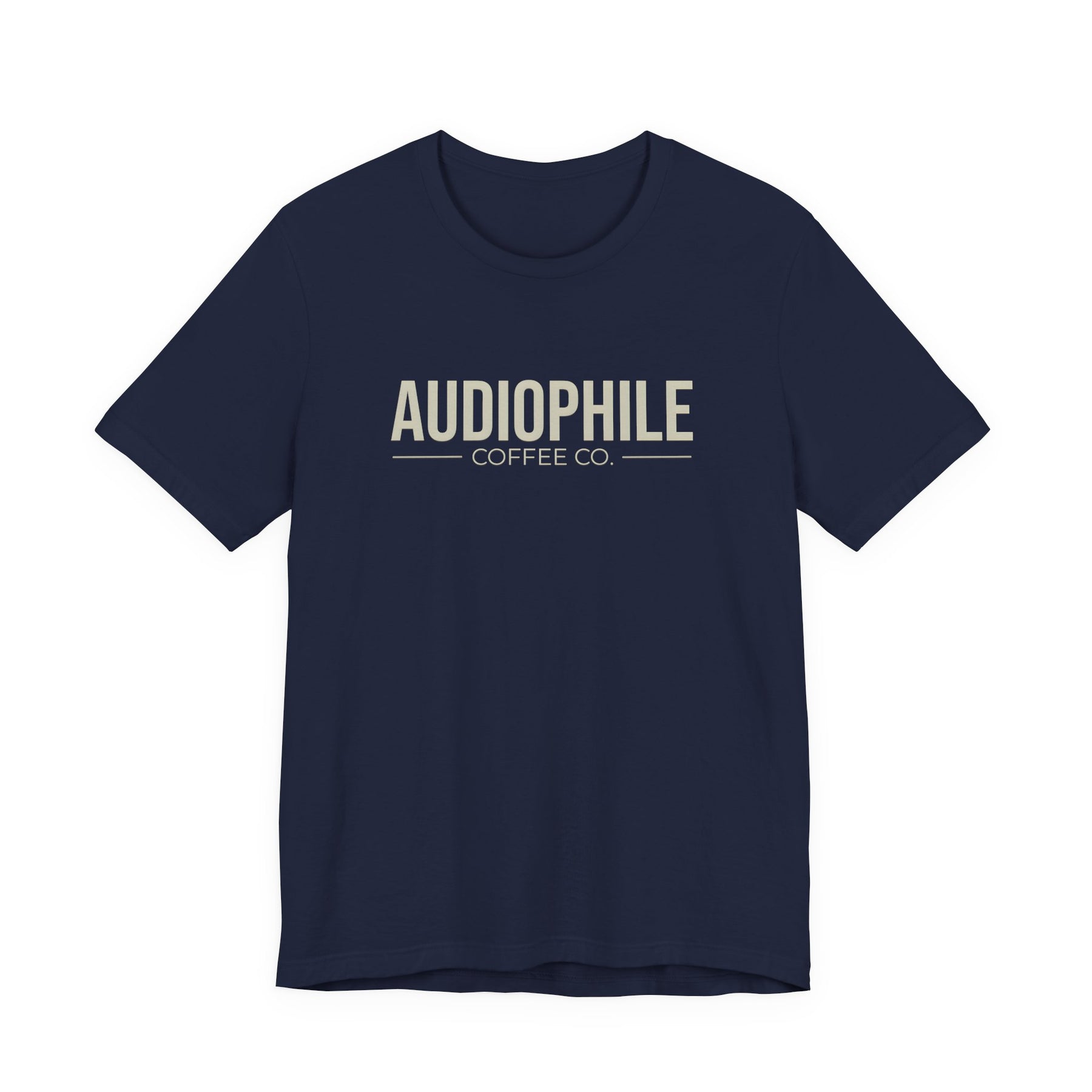 Audiophile Coffee Co. T-Shirt Variant (Navy/Beige)