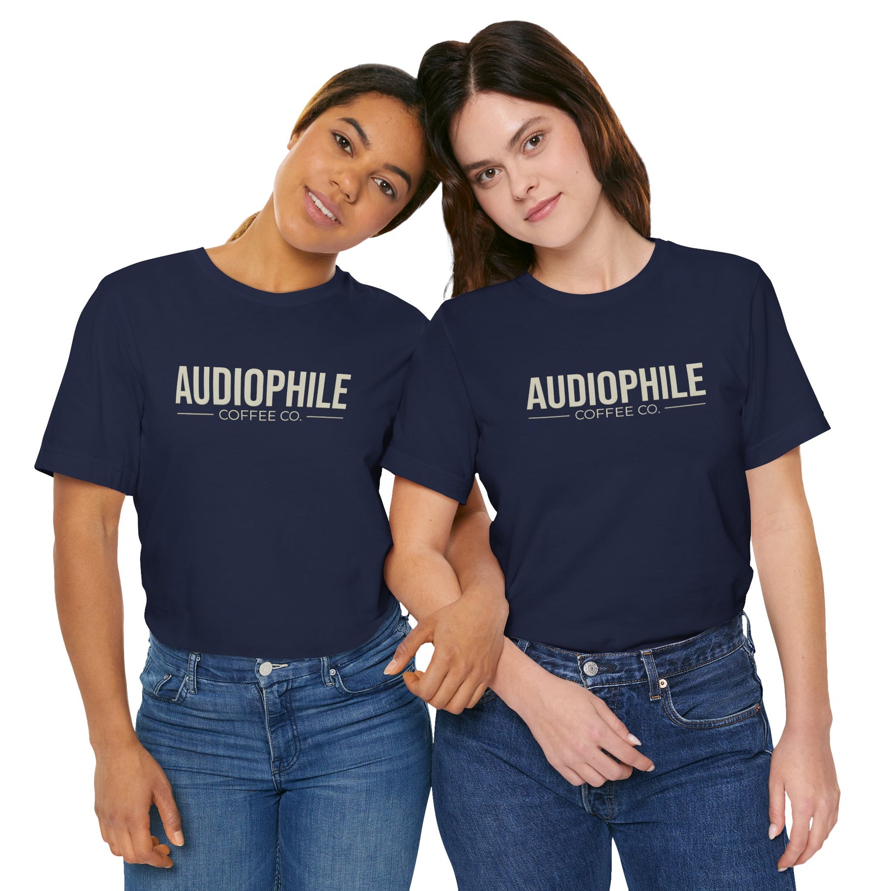 Audiophile Coffee Co. T-Shirt Variant (Navy/Beige)
