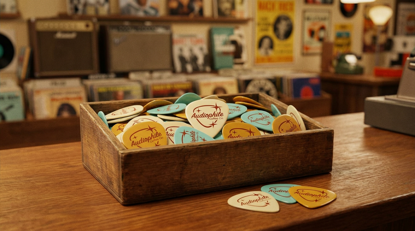 Assorted guitar picks